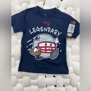 NFL Patriots Navy Blue T-Shirt with Graphic